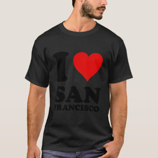 Camiseta Red He I Love San Francisco