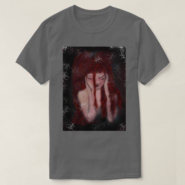 Camiseta Red Head Girl 2 (Diseño del anverso)