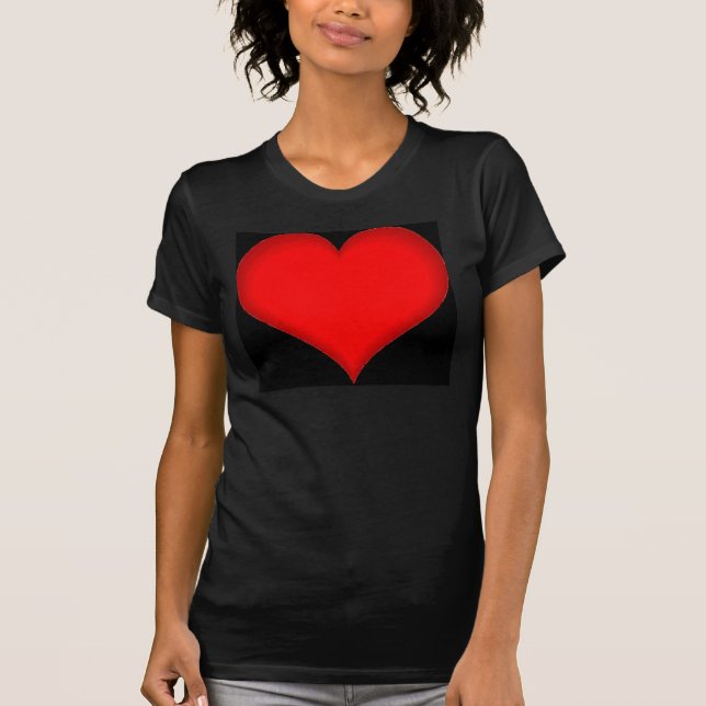 Camiseta red_heart_on_black_field (Anverso)