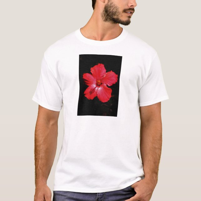 Camiseta Red Hibiscus (Anverso)