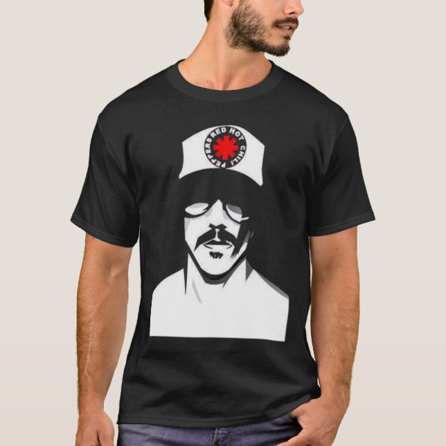 Camiseta Red Hot Chili Peppers – Anthony Kiedis Silhouette  (Anverso)