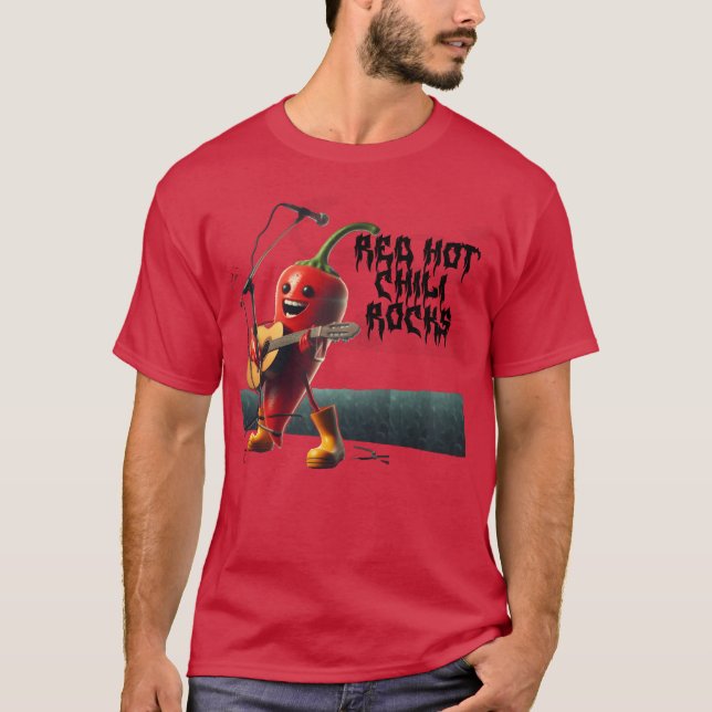 Camiseta Red Hot Chili Rocks boy (Anverso)
