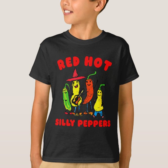 Camiseta Red Hot Silly Peppers, Funny  (Anverso)