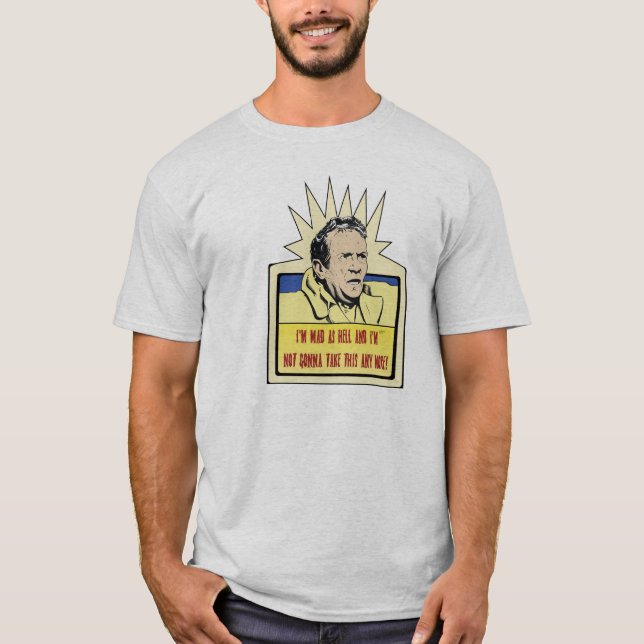 Camiseta Red Howard Beale (Anverso)