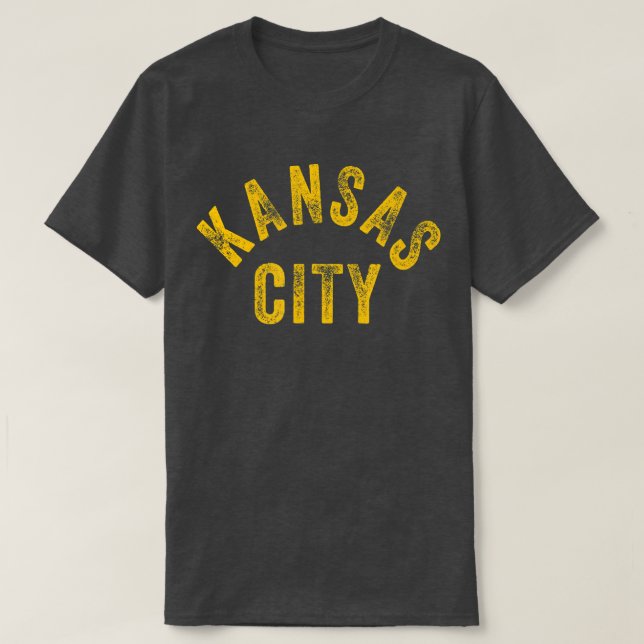 Camiseta Red Kansas City Classic Yello Rojo (Diseño del anverso)