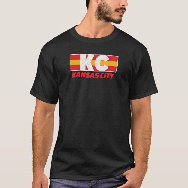 Camiseta Red Kansas City Strips Red Kc Classic Retro Style (Anverso)