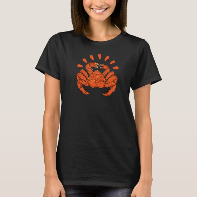 Camiseta Red King Crab Seafood Deporte Mar Profundo Playa d (Anverso)