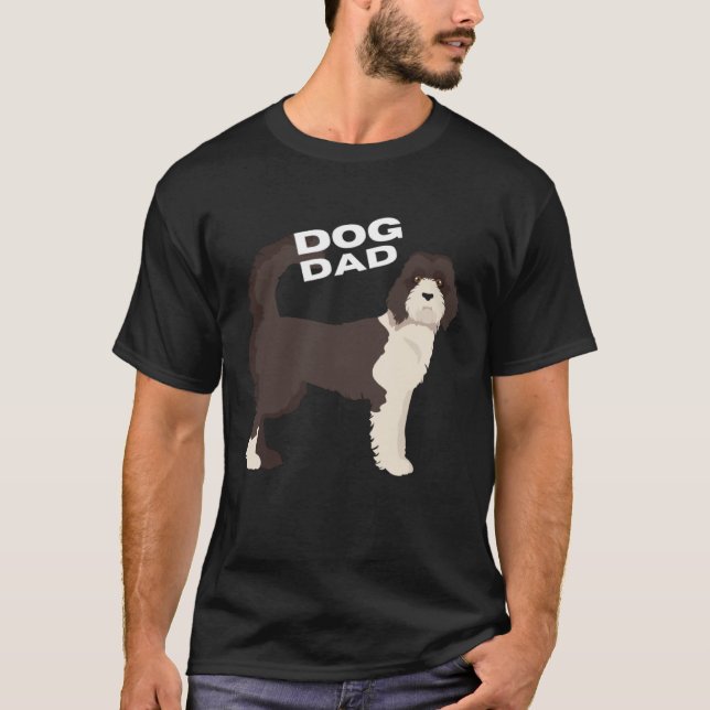 Camiseta Red Labradoodle Dog Dad (Anverso)