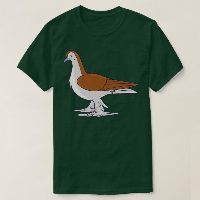 Camiseta Red Lahore Pigeon (Diseño del anverso)