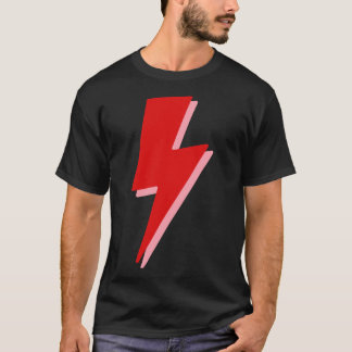 Camiseta Red Lightning Bolt Sticker