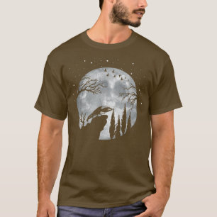 Camiseta Red Lobster Seafood Full Moon At NightFunny Lobste