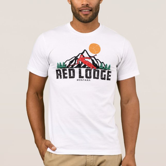 Camiseta Red Lodge Ski Sunset T-Shirt (Anverso)