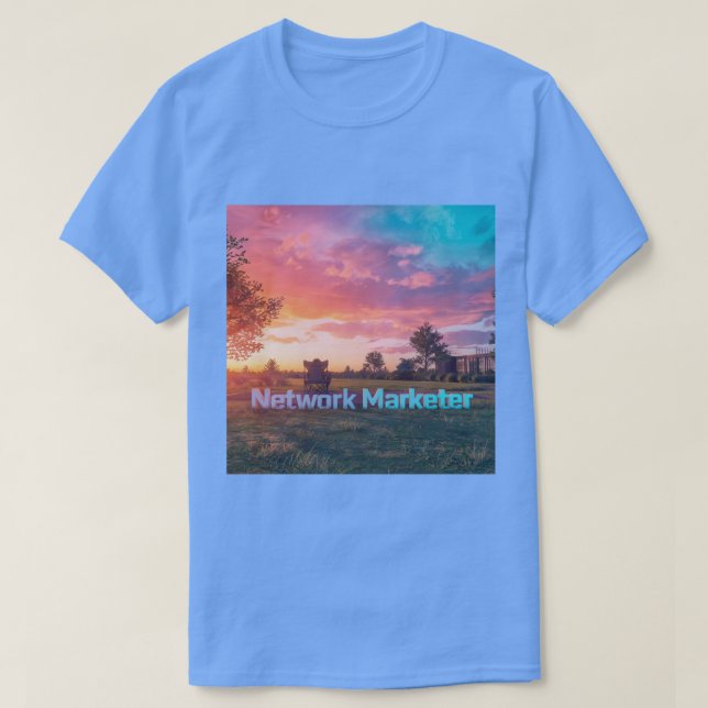 Camiseta Red Marketer Sunset T-Shirt (Diseño del anverso)
