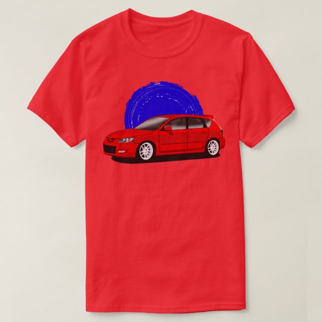 Camiseta Red Mazda 3 MPS (Diseño del anverso)