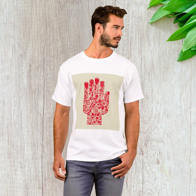 Camiseta Red Medical Hand Symbol Healthcare (Subido por el creador)