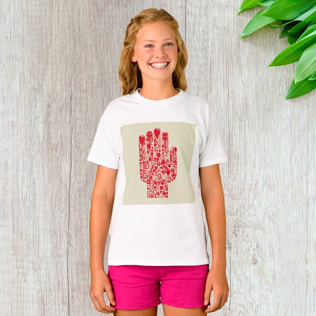 Camiseta Red Medical Hand Symbol Healthcare (Subido por el creador)