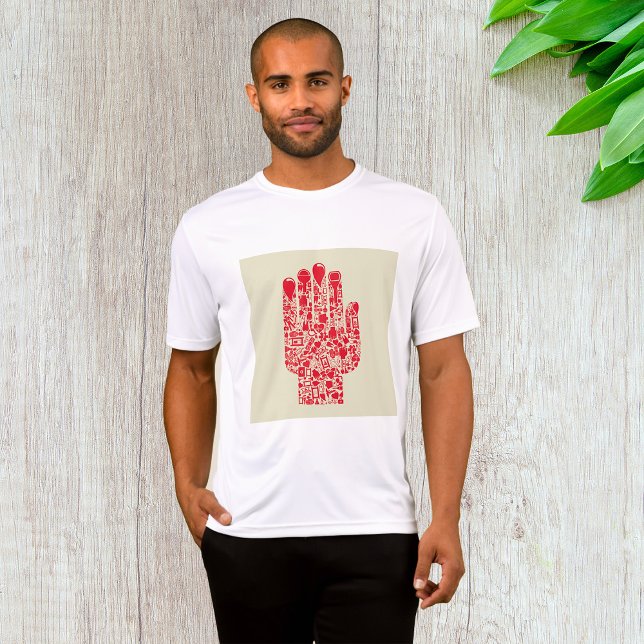 Camiseta Red Medical Hand Symbol Healthcare (Subido por el creador)