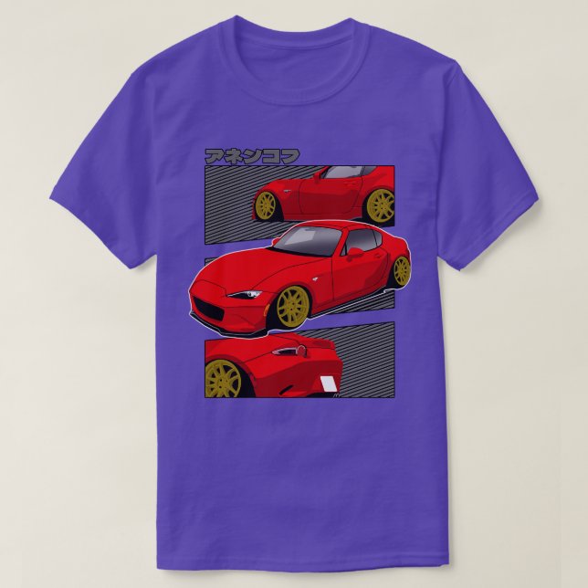 Camiseta Red Miata Y (Diseño del anverso)