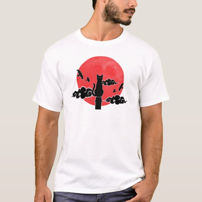Camiseta Red Moon Ninja Cat Tee (Anverso)