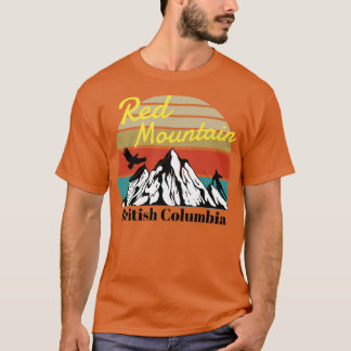 Camiseta Red Mountain ski Columbia Británica