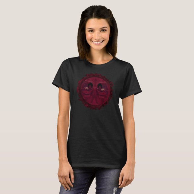 Camiseta Red Mustache Woman (Anverso completo)