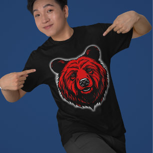 Camiseta Red N Rough Grizzly Bear Tough Guy TShirt