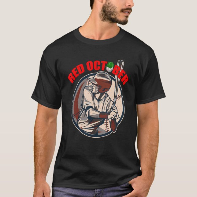Camiseta Red October Philadelphia Baseball (Anverso)