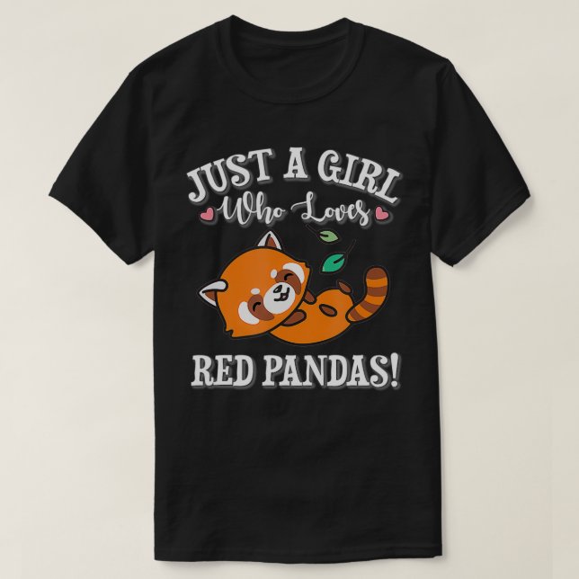 Camiseta Red Panda  (Diseño del anverso)