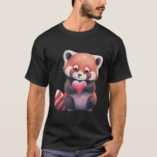 Camiseta Red Panda Adorable Ilustracion Coon