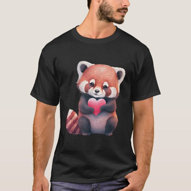 Camiseta Red Panda Adorable Ilustracion Coon (Anverso)