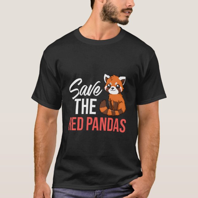 Camiseta Red Panda Animal Habitat Tail (Anverso)