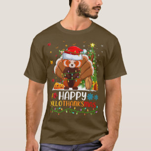 Camiseta Red Panda Animal Lover Funny Feliz Panda Rojo Hola