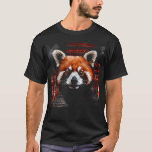 Camiseta Red Panda Artwork Zoo Animal Red Panda 4
