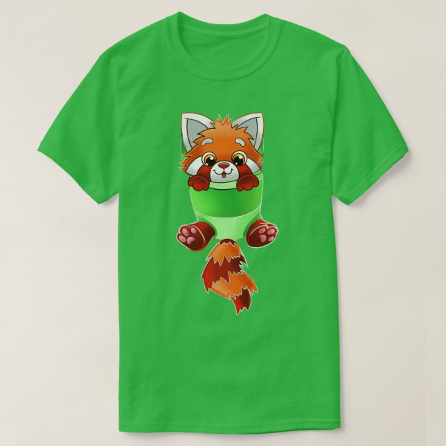 Camiseta Red Panda Baby Sling (Diseño del anverso)