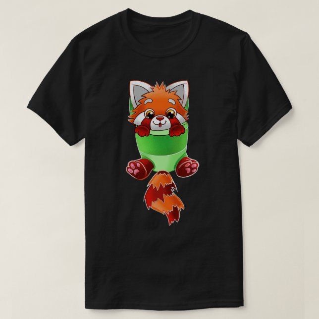 Camiseta Red Panda Baby Sling (Diseño del anverso)