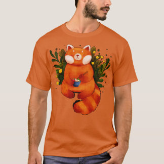 Camiseta Red Panda Enjoying Ramen