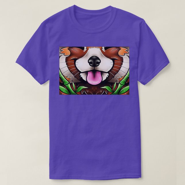 Camiseta Red Panda Face 3 (Diseño del anverso)