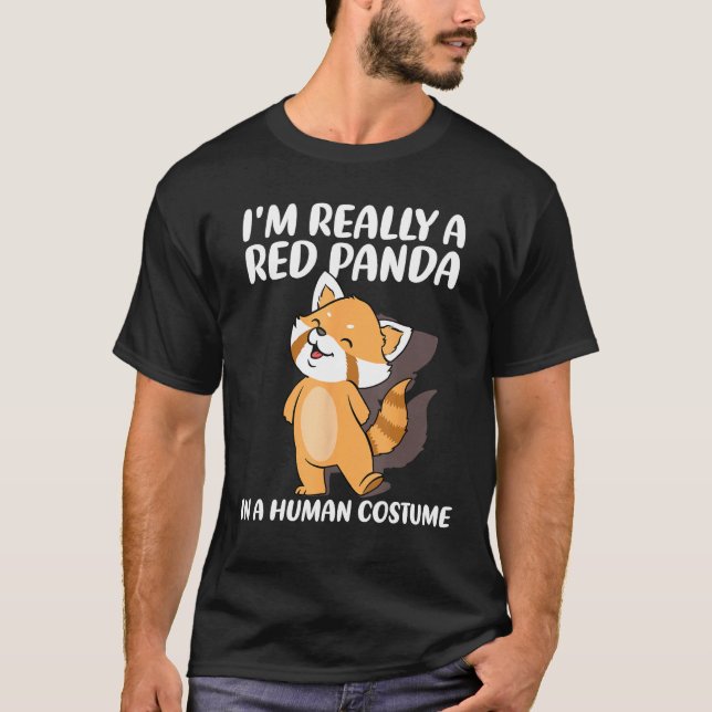 Camiseta Red Panda  Halloween Costume Red Pandas (Anverso)