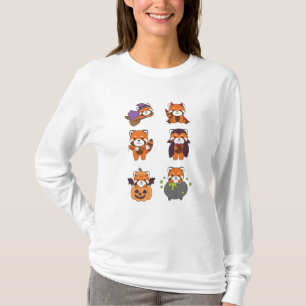 Camiseta Red Panda Halloween Disfraces de vampiros de calab