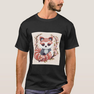 Camiseta Red Panda In Cherry Blossom Garden Perfect Springt