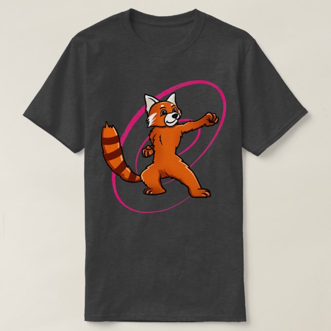 Camiseta Red Panda Kung Fu (Diseño del anverso)