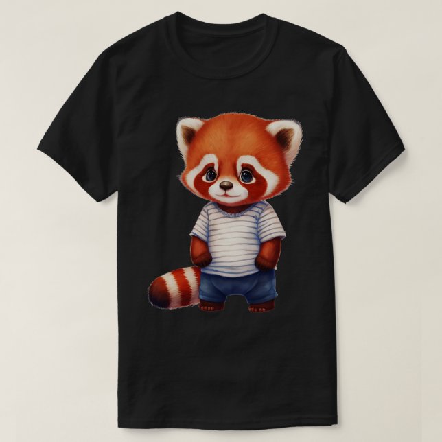 Camiseta Red Panda Lovers Ba7 (Diseño del anverso)
