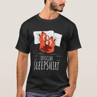 Camiseta Red Panda Official Sleep