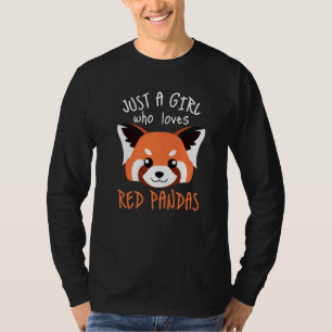 Camiseta Red Panda Plushie Rojo Panda Tail Cute Rojo Panda 