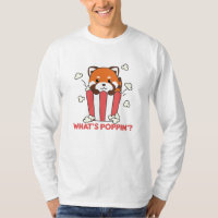 Red Panda Popcorn Whats Poppin Funny