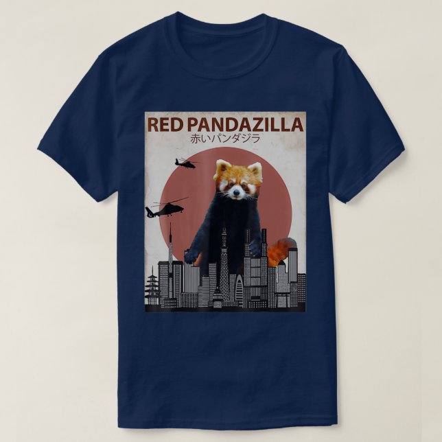 Camiseta Red Panda S  (Diseño del anverso)
