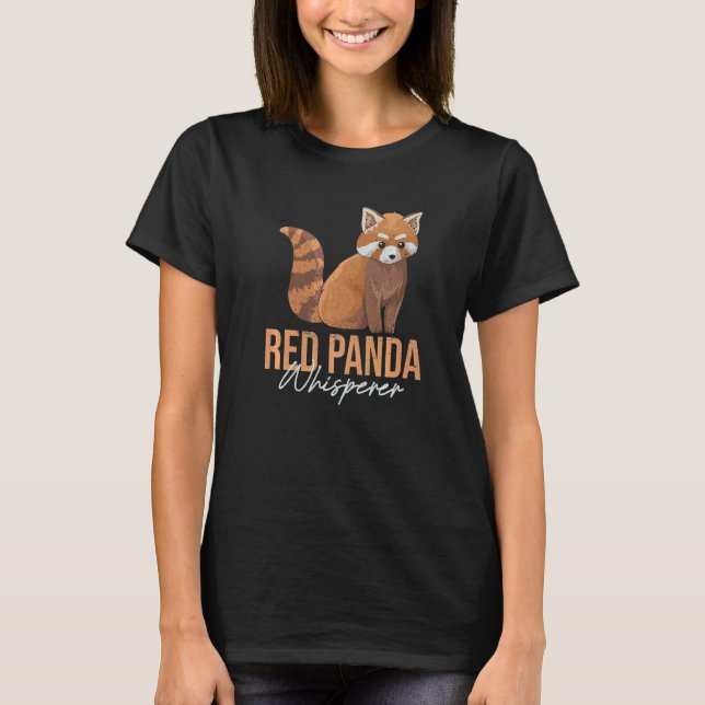 Camiseta Red Panda Whisperer For A Red Panda Zoo Keeper (Anverso)