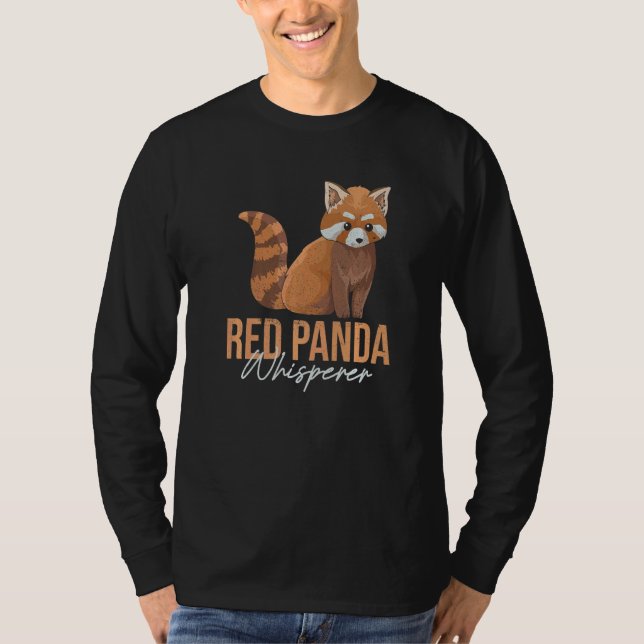 Camiseta Red Panda Whisperer For A Red Panda Zoo Keeper (Anverso)