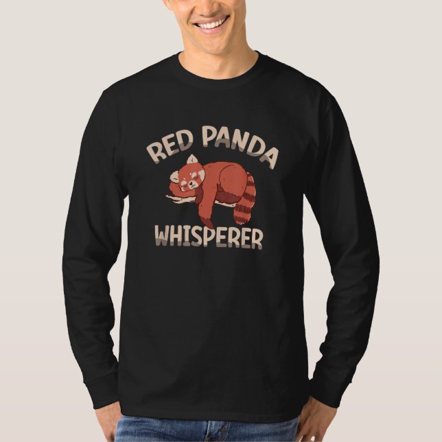 Camiseta Red Panda Whisperer Zookeeper Zoogoer Wildlife (Anverso)