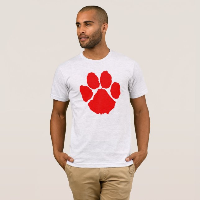 Camiseta Red Paw (Anverso completo)